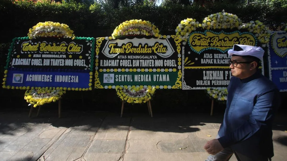 Rachmat Gobel Tutup Usia: Karangan Bunga dan Deru Duka dari Para Sahabat
