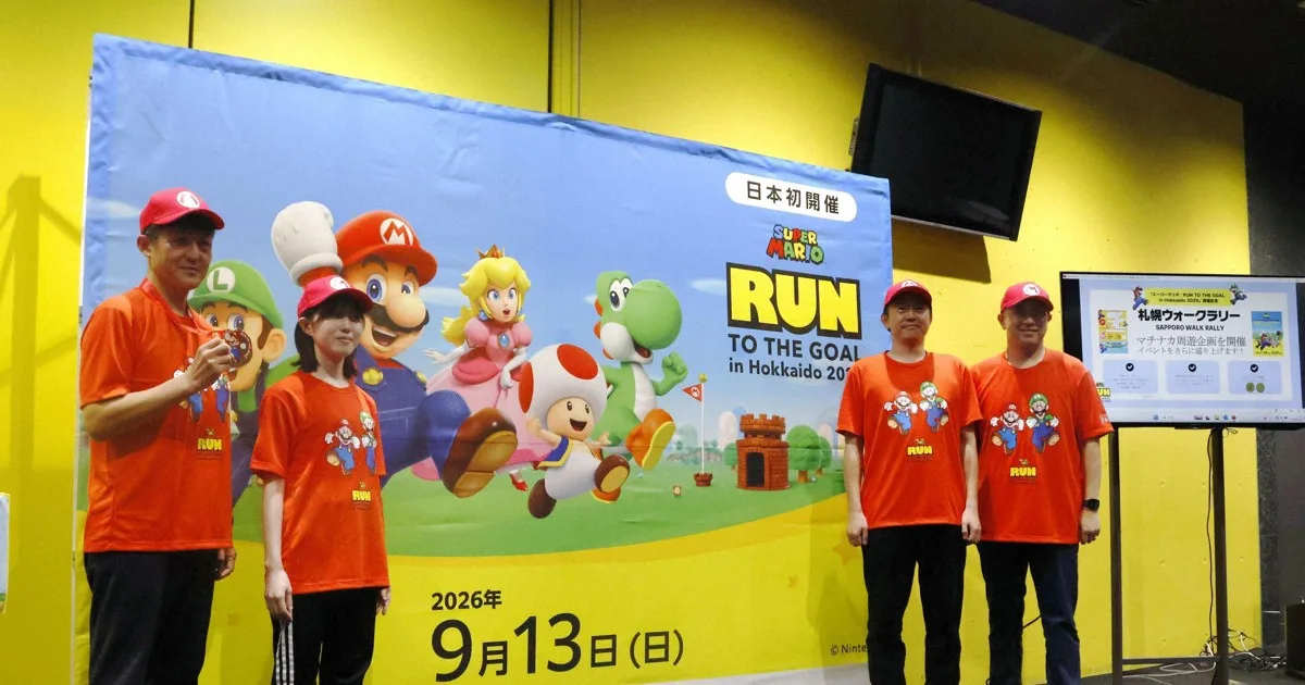 Super Mario Lari di Hokkaido: Event Bertema Game Ikonik Hadir Pertama Kali di Jepang