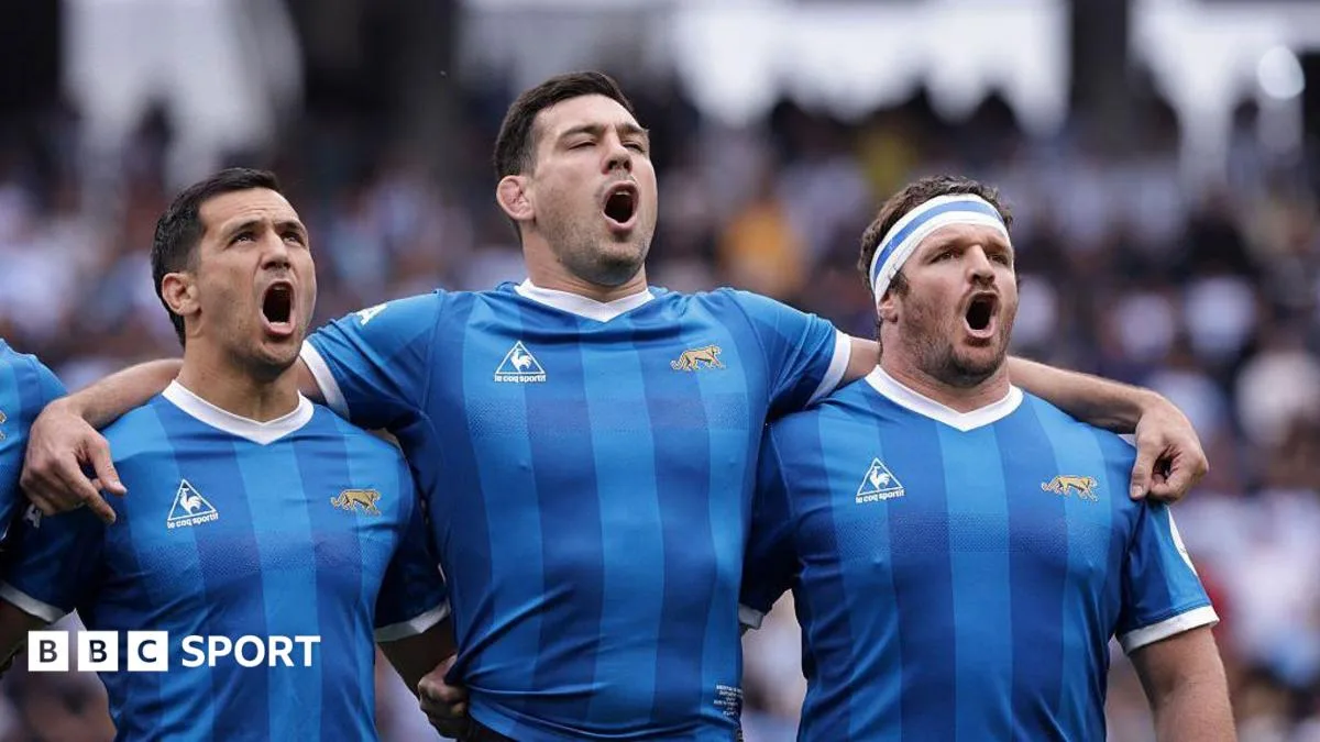 Kenangan Maradona: Tim Rugby Argentina Kenakan Jersey Replika Piala Dunia 1986