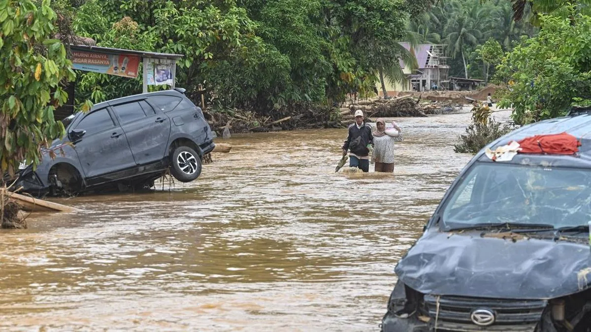 Banjir Terjang Tapanuli Tengah: 145 Jiwa Mengungsi, Tanggul Jebol