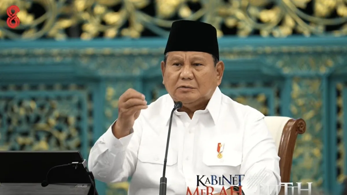 Prabowo Pimpin Sidang Kabinet Perdana Usai Empat Bulan: Kekuasaan Tak Abadi