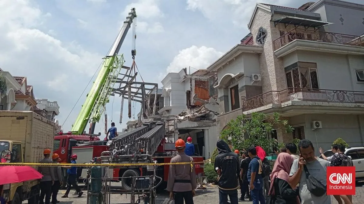 Ledakan Rumah Mewah di Medan: Saksi Dengar Teriakan Minta Tolong dari Dalam Reruntuhan