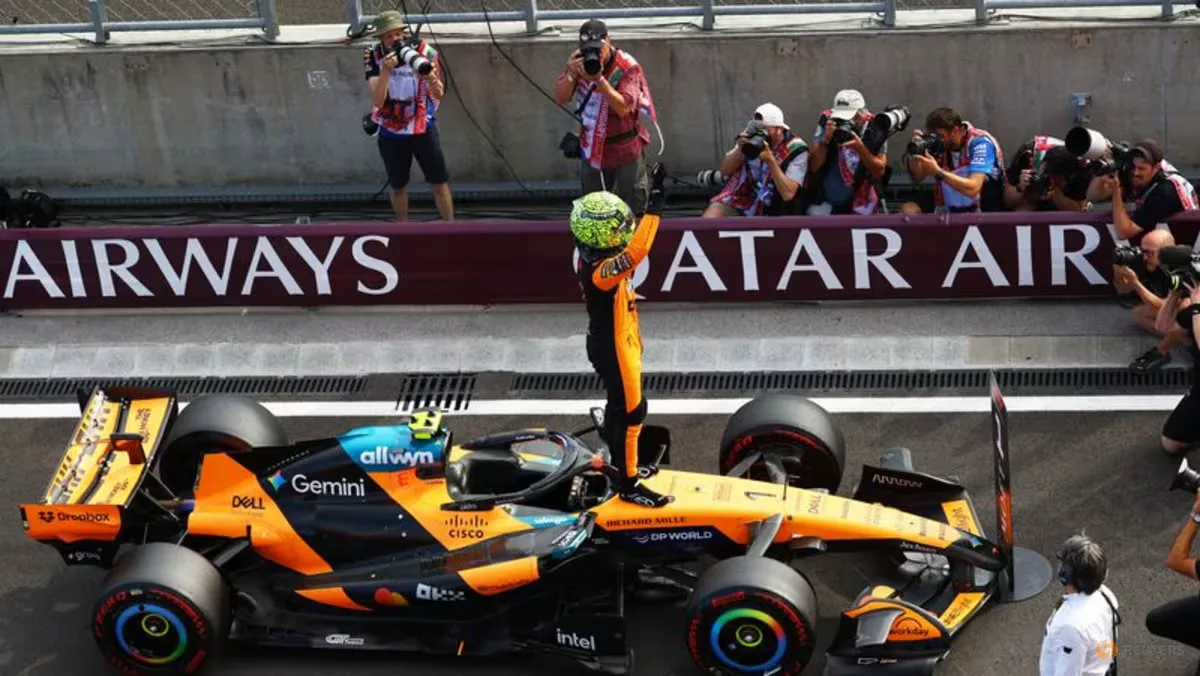 Lando Norris Pecahkan Dominasi Mercedes di Kualifikasi Hungaria