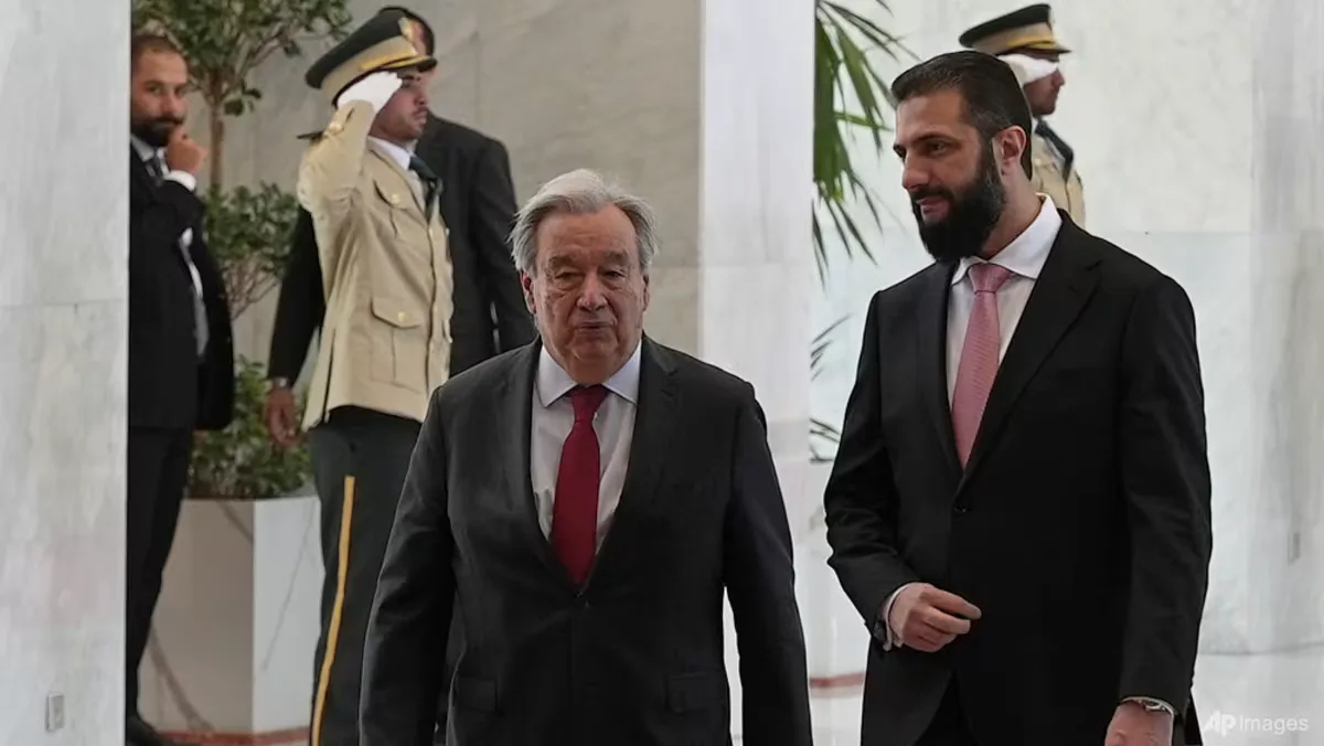 Kunjungan Perdana Guterres ke Suriah: Seruan Hentikan Pelanggaran Israel di Golan