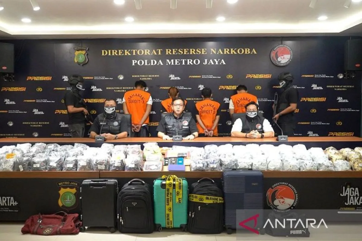 Gempur Peredaran Narkotika, Polda Metro Sita 8.698 Kartrid Etomidate dari Jaringan Internasional