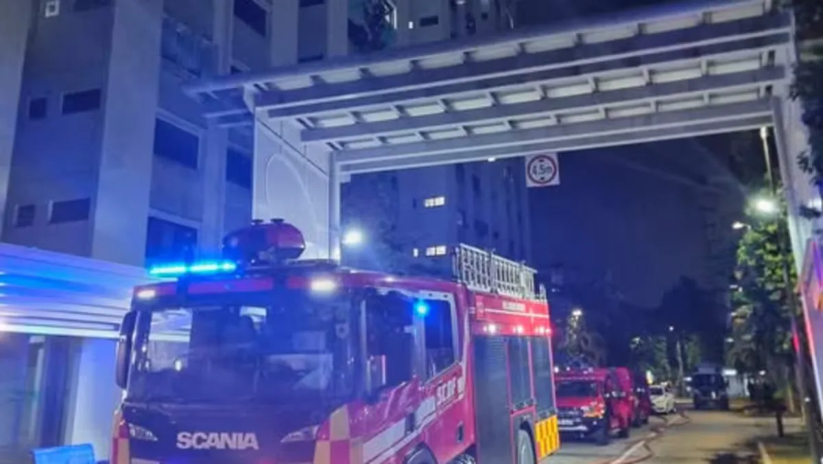 Dua Petugas Damkar Singapura Terluka Saat Selamatkan Korban Kebakaran di Clementi