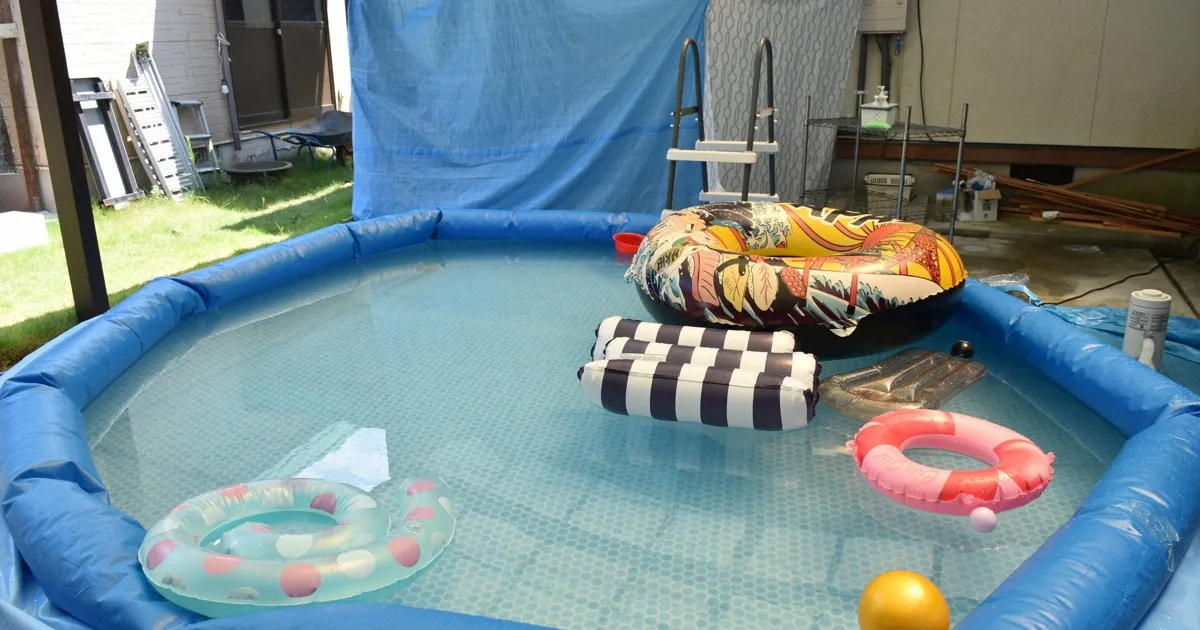 Pasca Gempa Kumamoto, Kuil Ini Ubah Halaman Jadi Kolam Renang untuk Anak-Anak