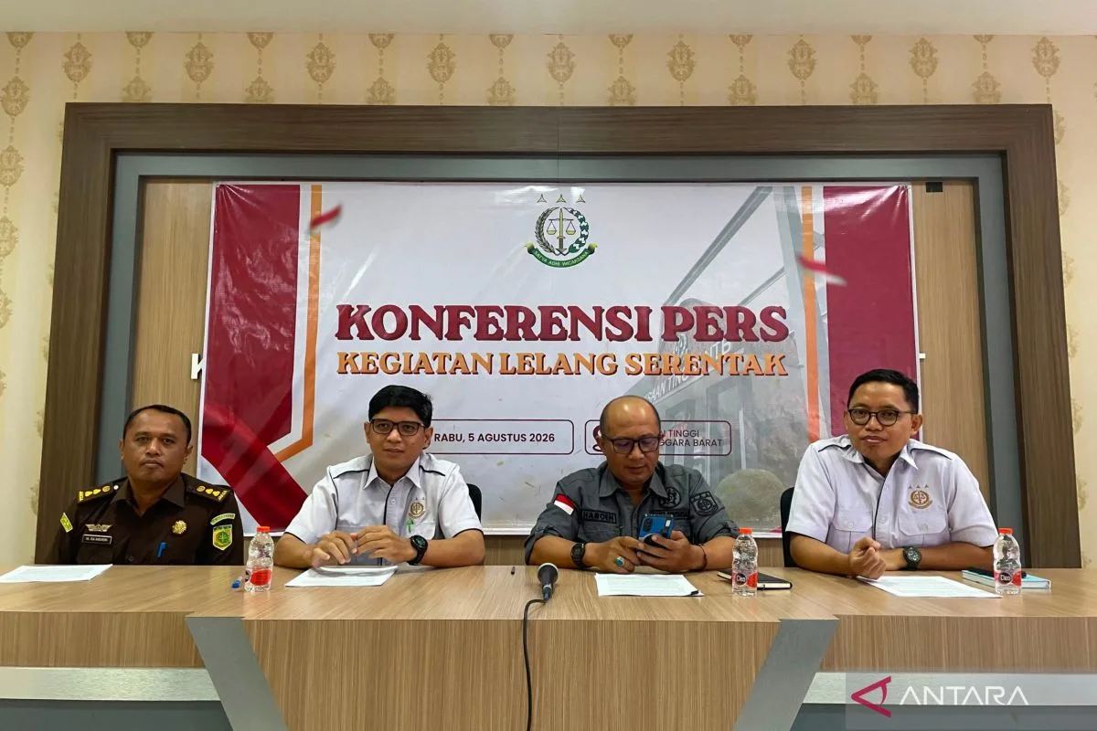 Kejati NTB Lelang Barang Rampasan Rp3,1 Miliar, Berpotensi Dongkrak Penerimaan Negara