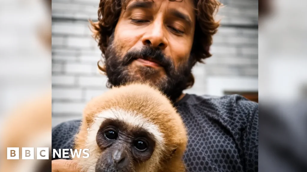 Video Aktor India dengan Gibbon Langka Picu Investigasi Perdagangan Satwa Liar
