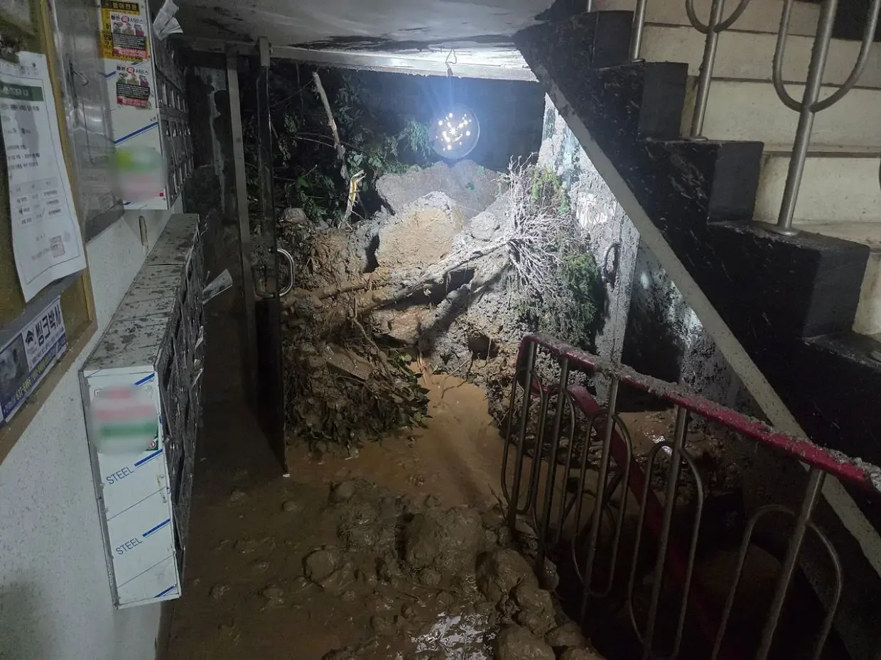 Hujan 851 mm Landa Korea Selatan: Satu Tewas, Ratusan Dievakuasi