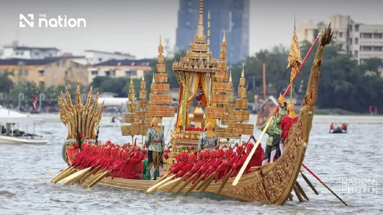 Prosesi Perahu Kerajaan Thailand Mulai Gladi Resik, Ratusan Ribu Wisatawan Diprediksi Serbu Sungai Chao Phraya