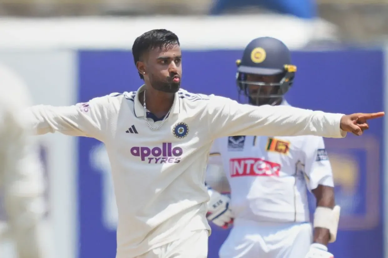 Manav Suthar Pamer Aksi Spinner Kelas Dunia, India Bungkam Sri Lanka di Galle