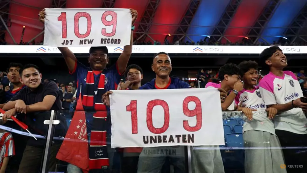 JDT Ukir Sejarah: 109 Laga Tak Terkalahkan, Rekor Dunia Baru Liga Malaysia