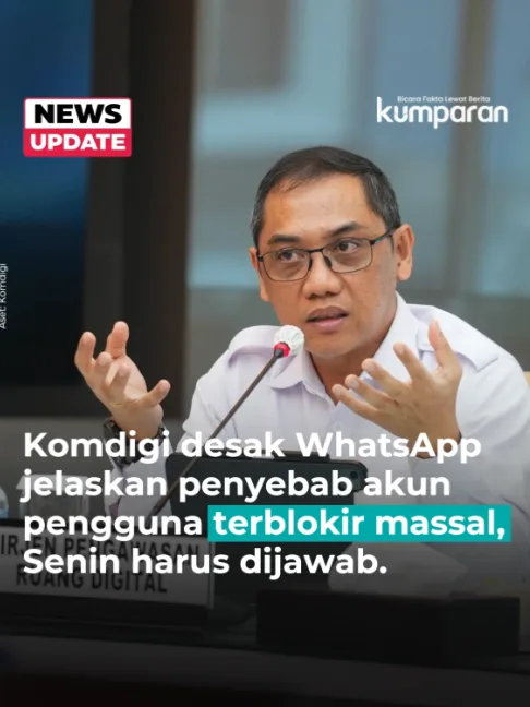 Komdigi meminta klarisifikasi Meta penyebab akun WA terblokir