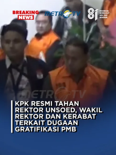 KPK resmi menahan Rektor Universitas Jenderal Soedirman