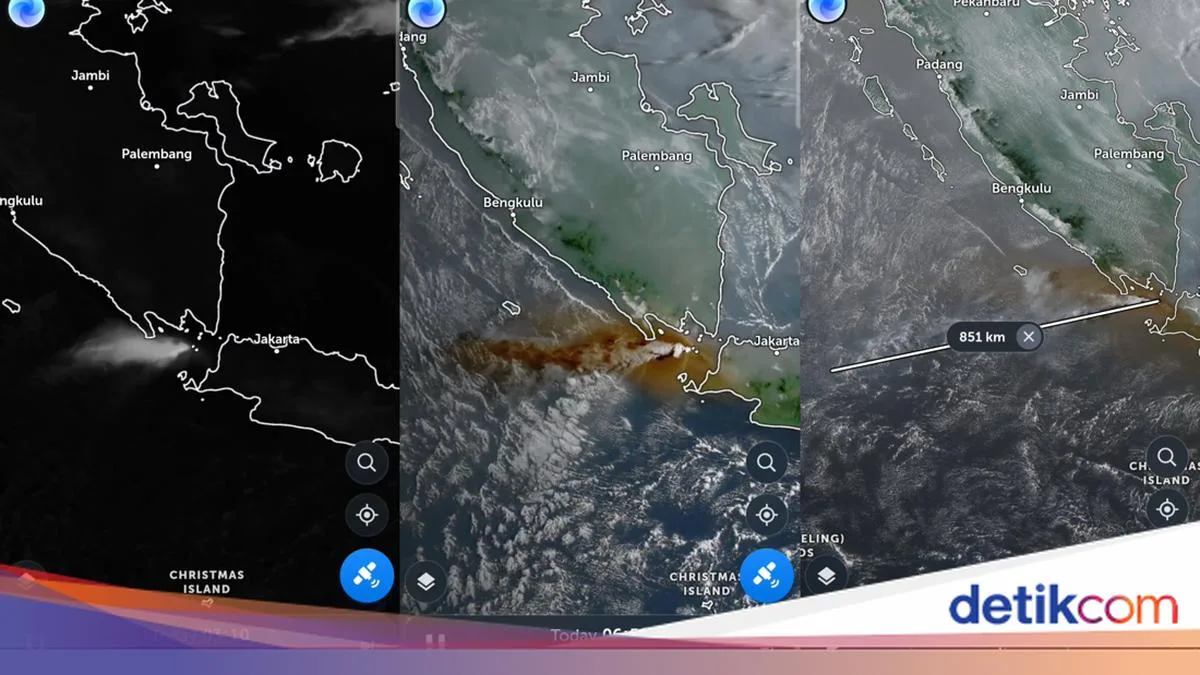 Kolom Erupsi Anak Krakatau Diduga Tembus Tropopause: Analisis Satelit Ungkap Potensi Dampak Cuaca dan Iklim