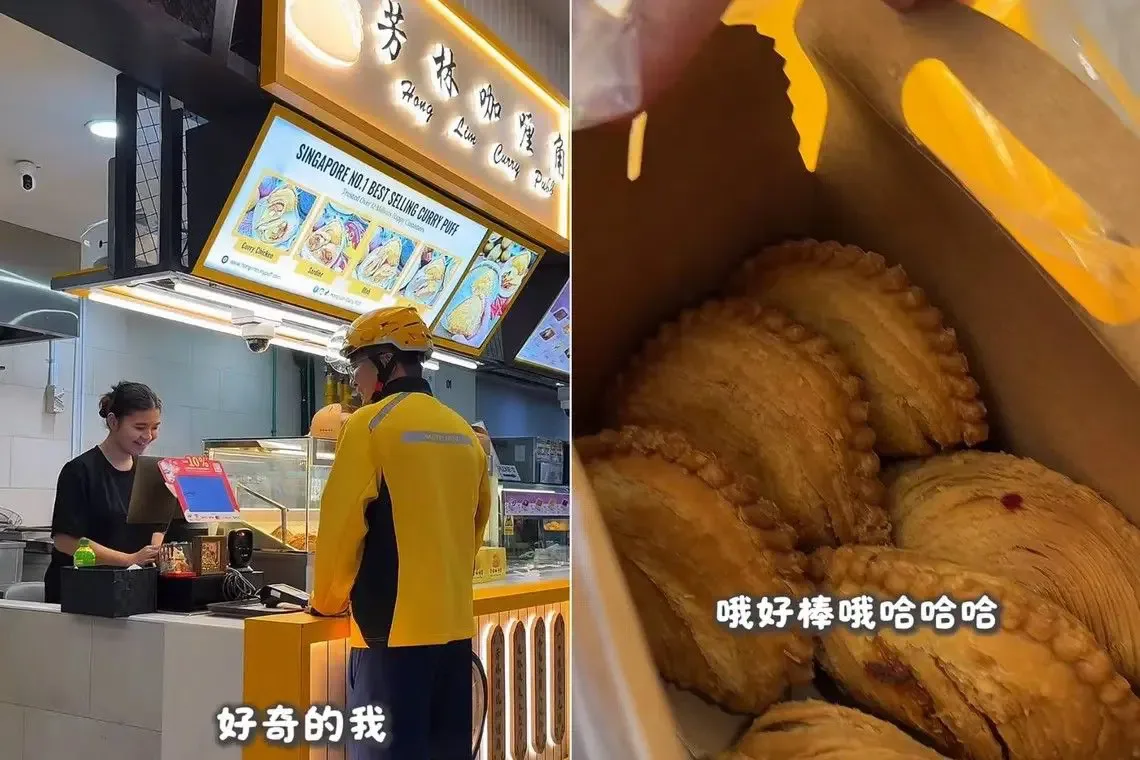 Viral Kurir Terbang ke Singapura demi Kari Puff, Meituan Buka Suara