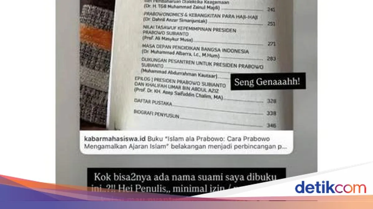 Nama Gus Kautsar Dicatut dalam Buku 'Islam Ala Prabowo', Istri Protes: Tak Ada Izin