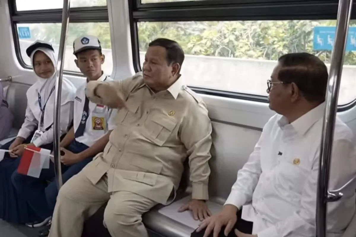Prabowo Resmikan LRT Kelapa Gading–Manggarai, Integrasi Transportasi Jakarta Mulai Diuji