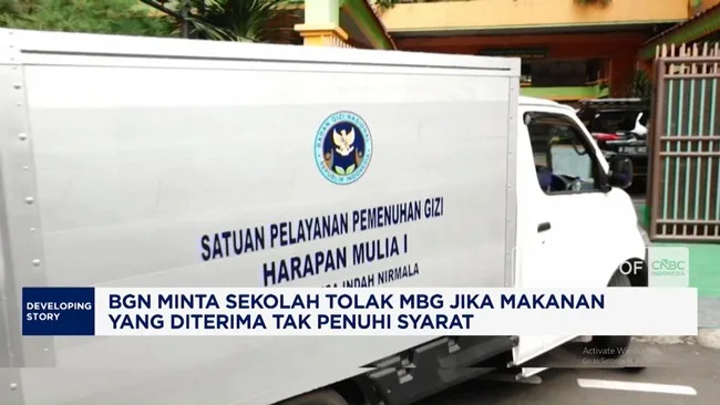 BGN Gives Schools the Right to Reject Unsuitable MBG Meals, Food Safety Standards Tested