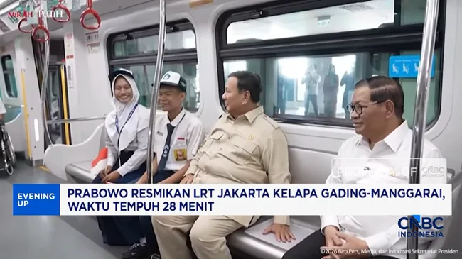 LRT Jakarta Kelapa Gading–Manggarai Resmi Beroperasi: 28 Menit, Simpul Baru Transportasi Ibu Kota