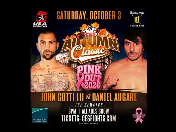Gotti III vs Augare Rematch Jadi Headline Autumn Classic 2026 di Hartford