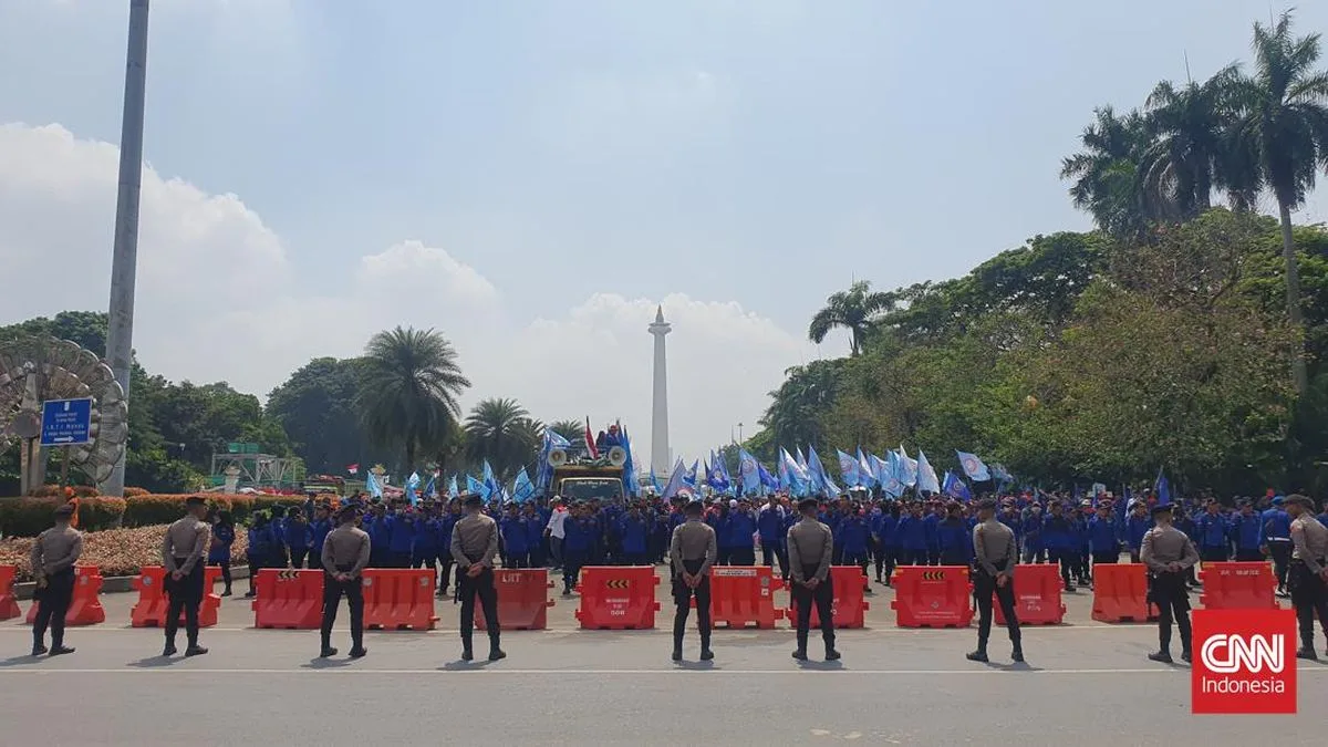 26,386 Joint Personnel Secure 99 Rallies in Jakarta, Police Prepare Traffic Diversions