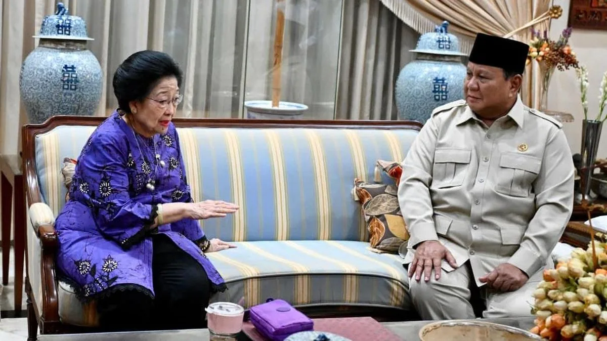 Prabowo Takziah ke Megawati, Sampaikan Penghormatan Terakhir untuk Guruh Soekarnoputra