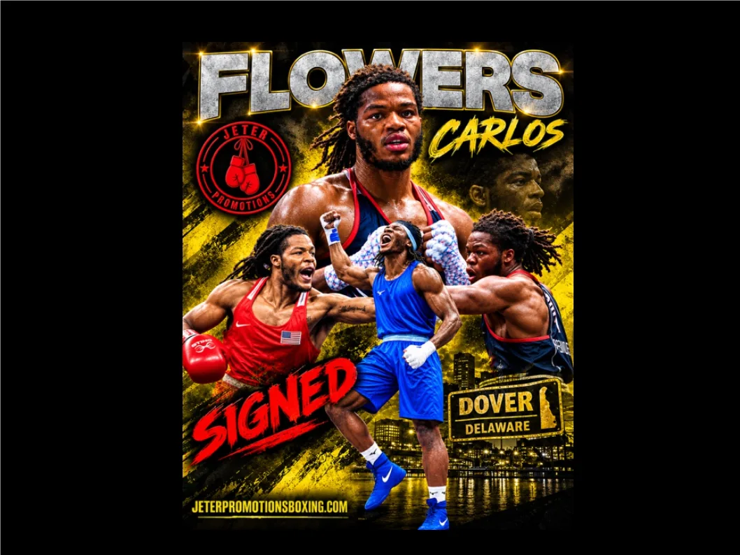 Carlos Flowers, Petinju Amatir Peringkat 1 AS, Resmi Jadi Profesional