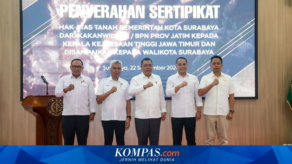 Surabaya Amankan Aset Hampir Rp 1 Triliun, 2.327 Sertifikat Jadi PR