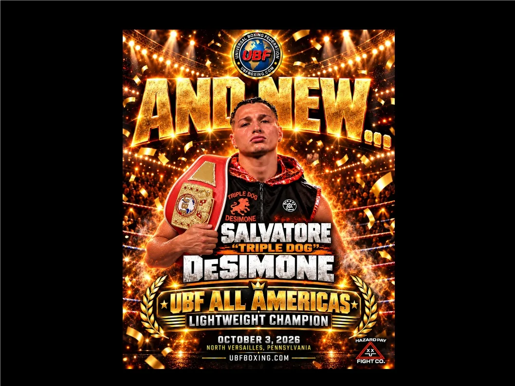 Salvatore DeSimone Rebut Gelar UBF All Americas Usai Hajar Mike Conway
