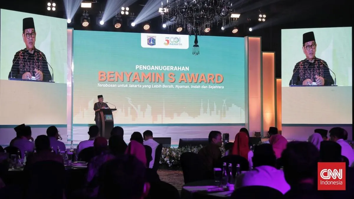 Benyamin S Award 2026: Empat Kategori Jadi Ukuran Kelurahan Terbaik di Jakarta
