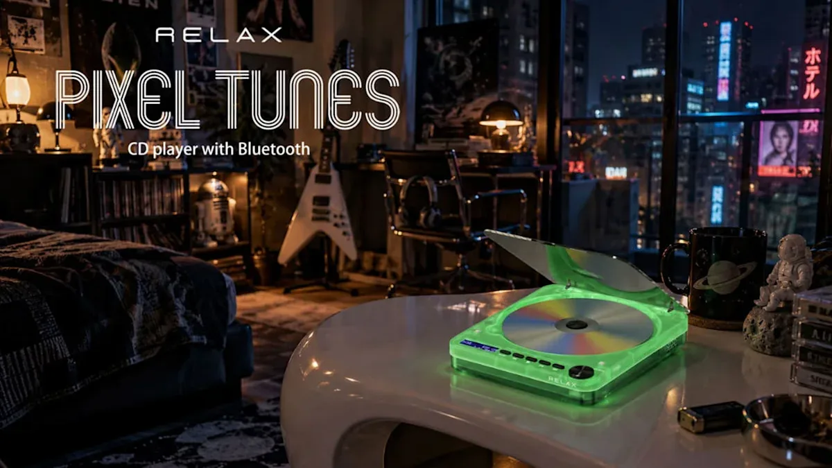 Pixel Tunes After Hours: CD Player Transparan yang Menyala di Kegelapan, Dijual Rp1,3 Juta