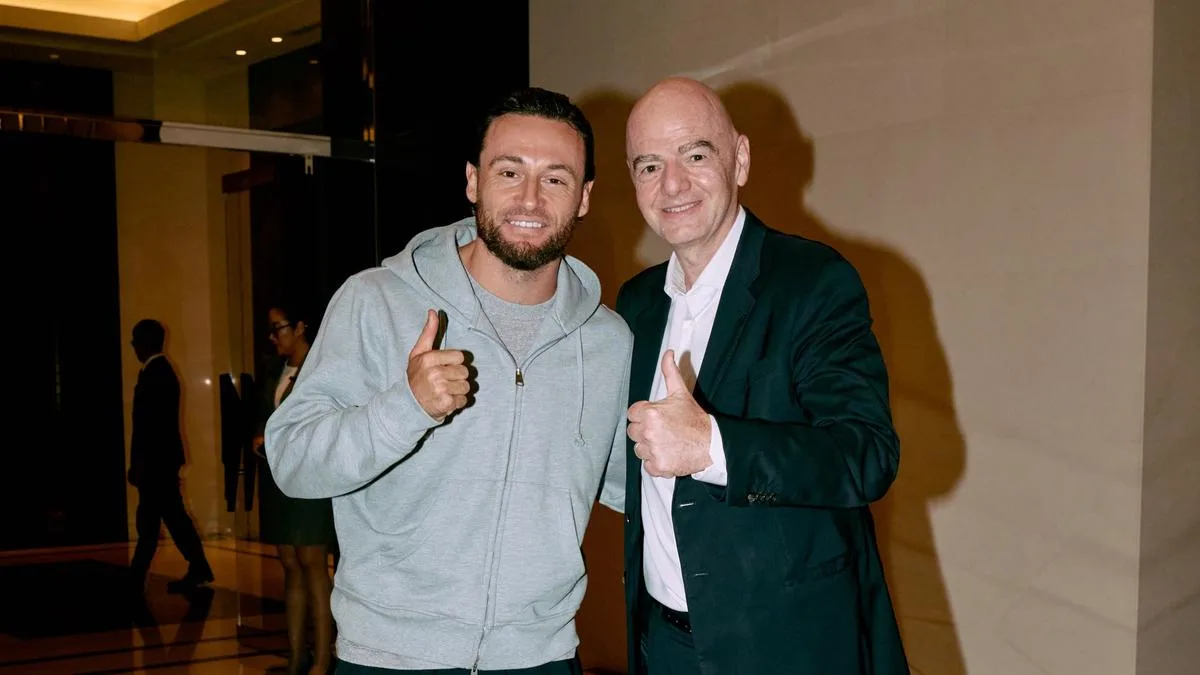 Marc Klok Bertemu Infantino, Sinyal Keterlibatan Pemain di Peta Sepak Bola Asia