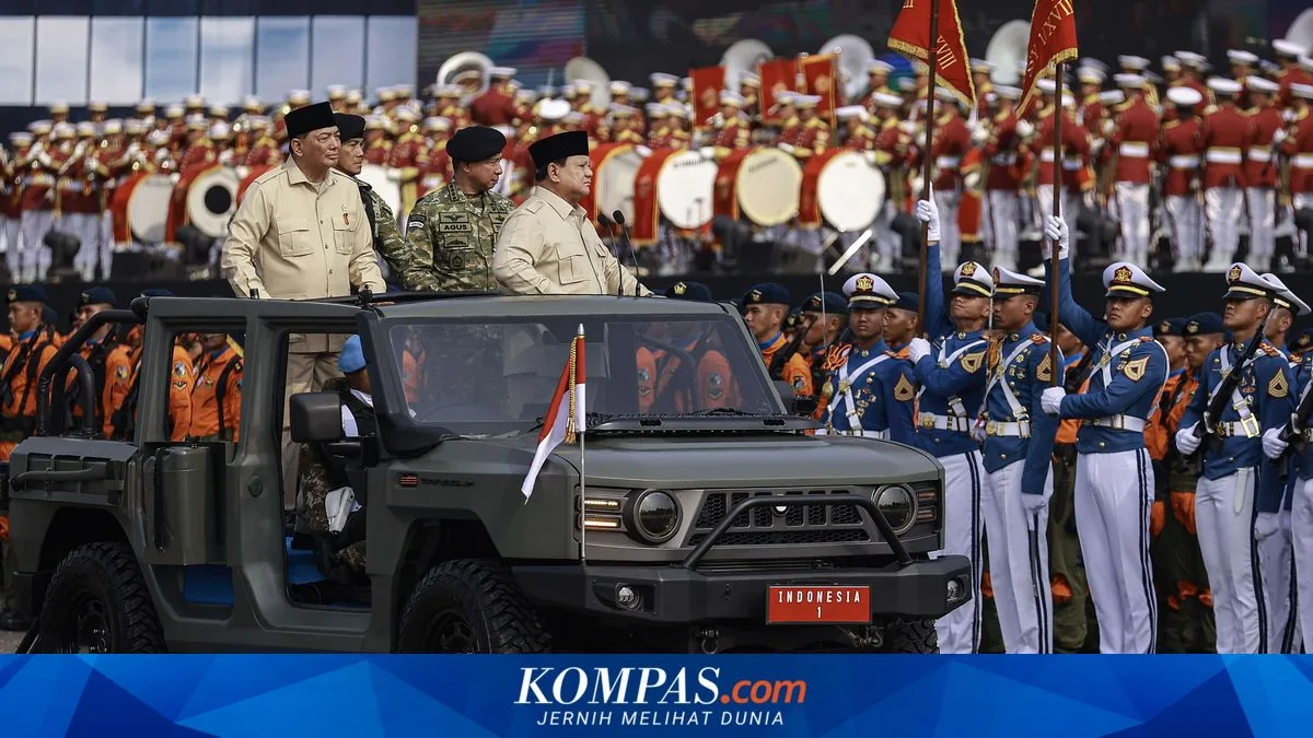 TNI Gelar HUT ke-81 di Cilangkap, Prabowo Siap Resmikan Lima Kodam Baru