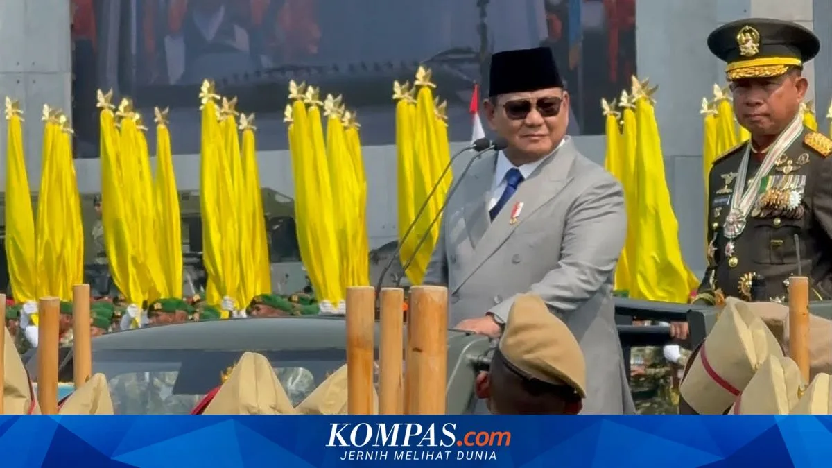 Prabowo di HUT TNI: Jiwa Ragamu Milik Rakyat, Bukan Keluargamu