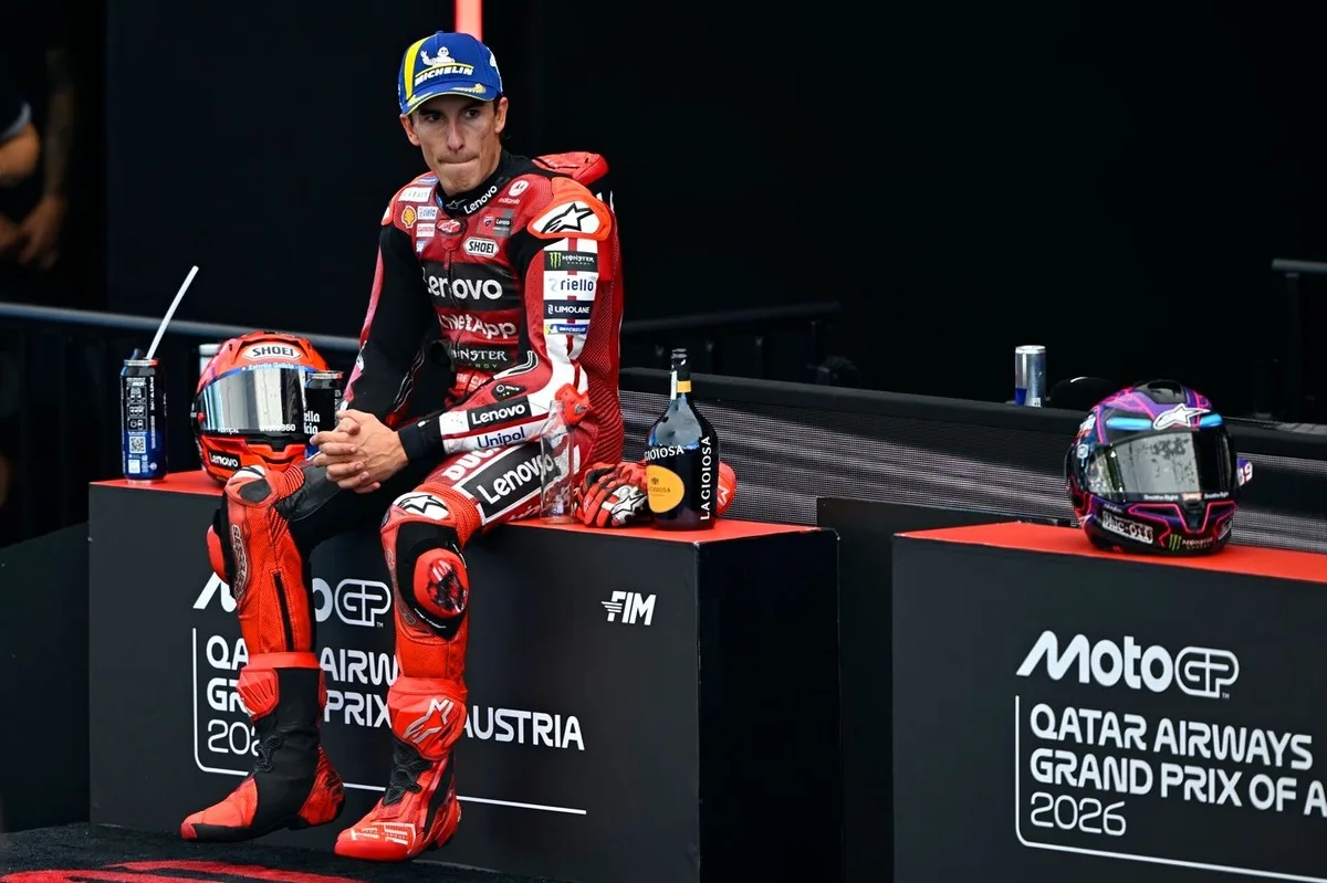 Marc Marquez dan Strategi 'Hemat Energi': Rahasia di Balik Wajah Serius di Podium Sprint MotoGP