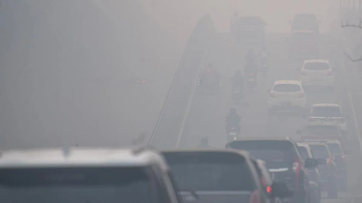 PM2.5 Palembang Tembus 903,6 µg/m³: Rekor Baru Polusi Udara Karhutla
