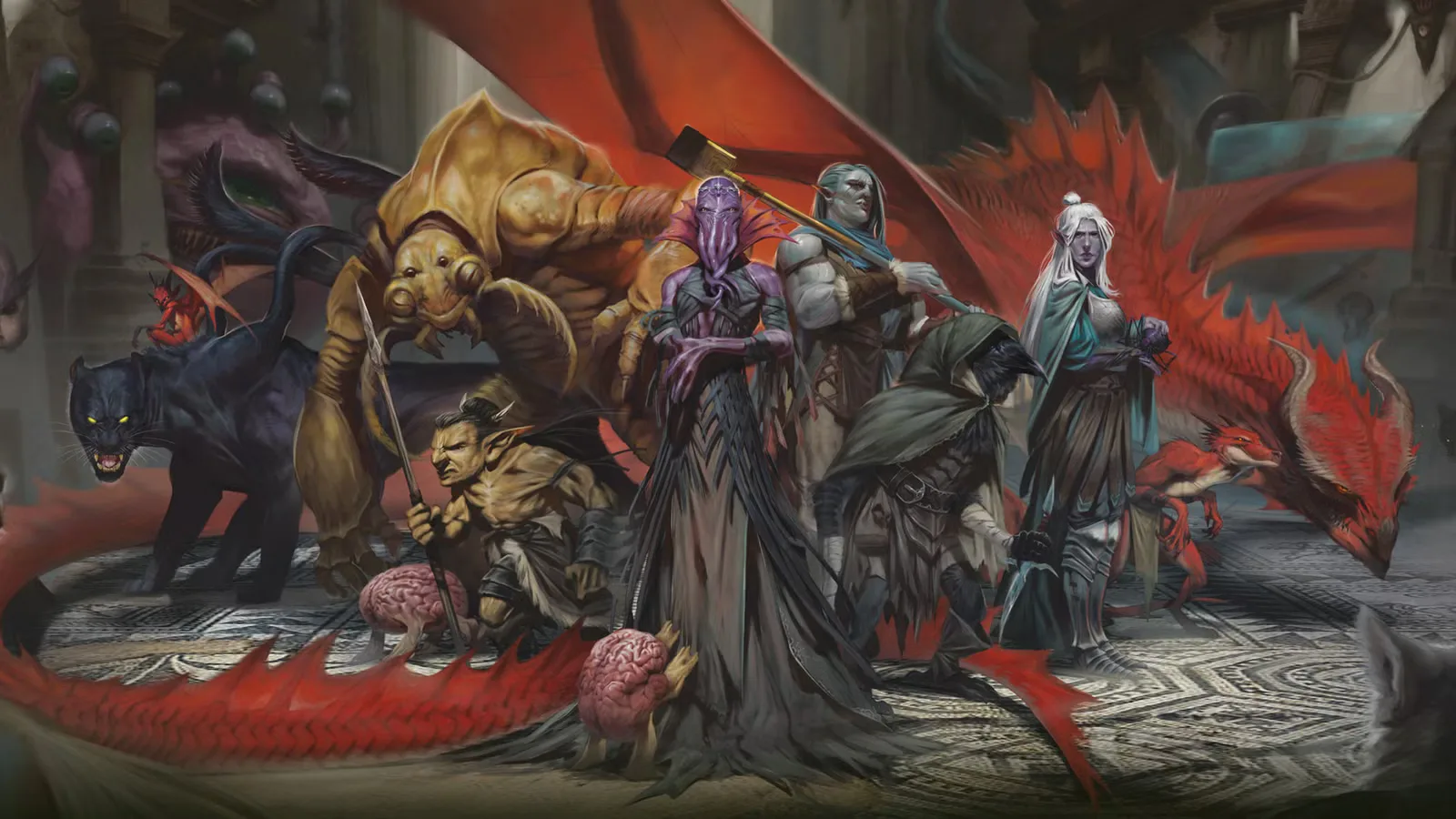 Keith Ammann Ciptakan Monster Baru untuk D&D: Mooncrow, Burung Pemangsa yang Menguji Kecerdasan Pemain