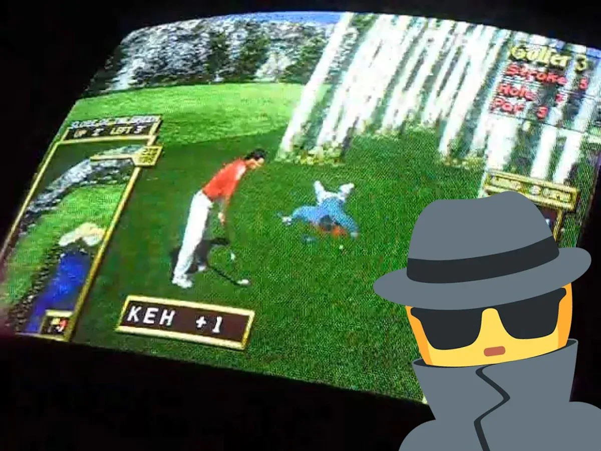 The Mystery of the Corpse in Golden Tee '99: It Was the Designer's Photo, Placed "Deliberately"