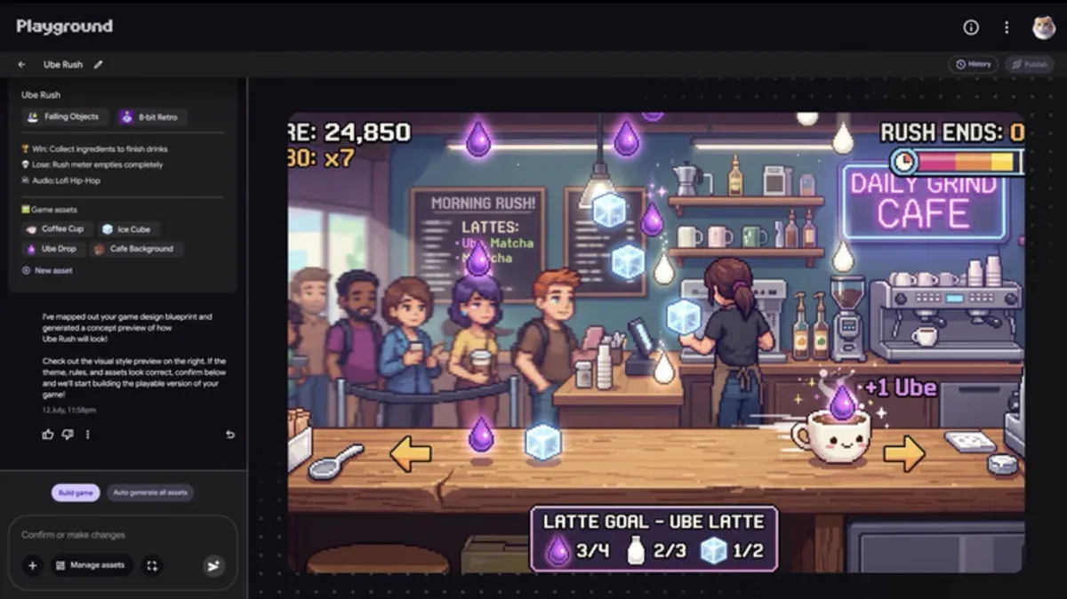 Google Playground: Ciptakan Game Hanya dengan Prompt AI, Tapi Ada Batasnya
