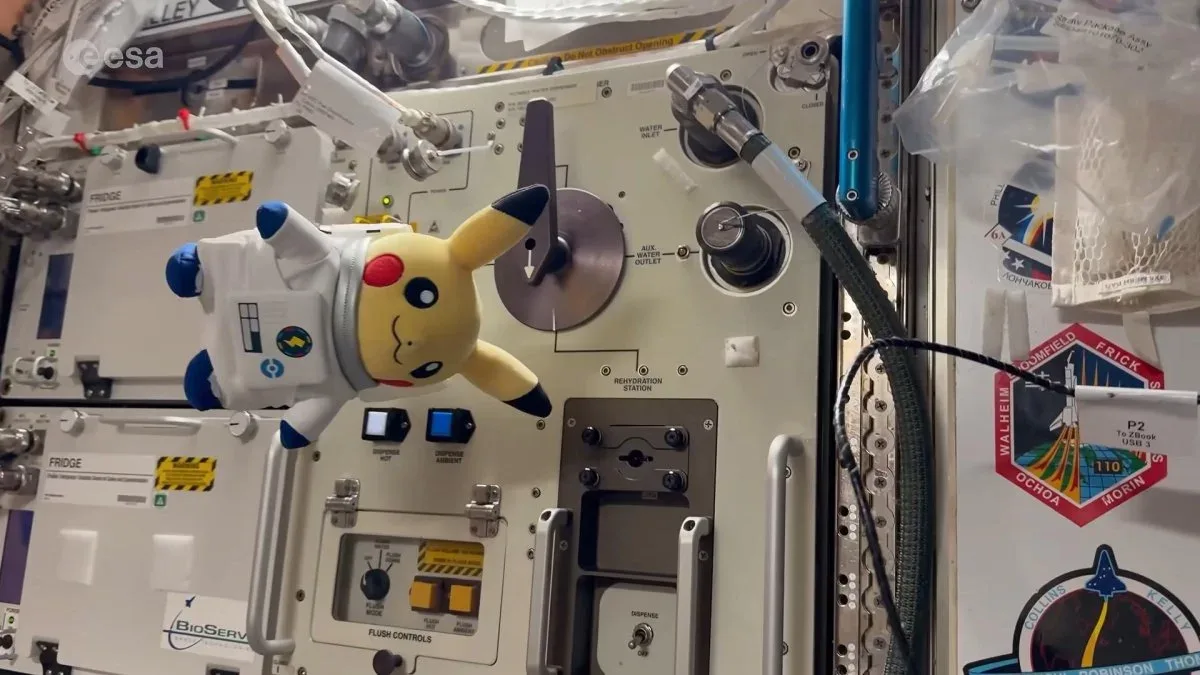 Pikachu Boneka Jelajahi ISS, ESA dan Pokémon Jalin Kemitraan Sains