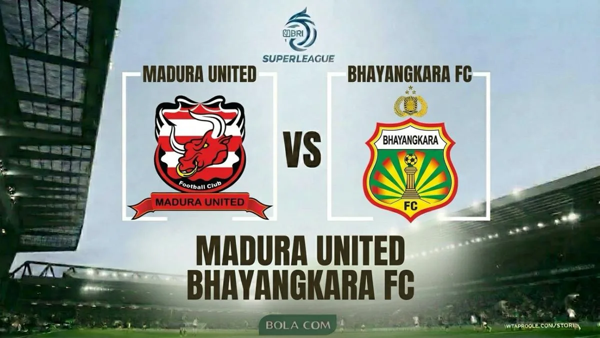 Madura United vs Bhayangkara FC: Duel Perebutan Poin Penuh di Pamekasan