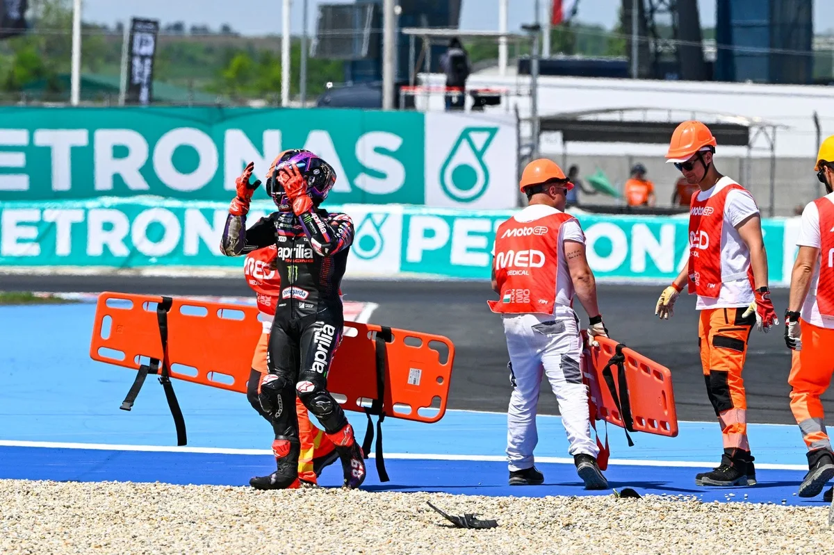 Jorge Martin: Kutukan Cedera Sejak Gabung Aprilia, Kini Remuk di Phillip Island