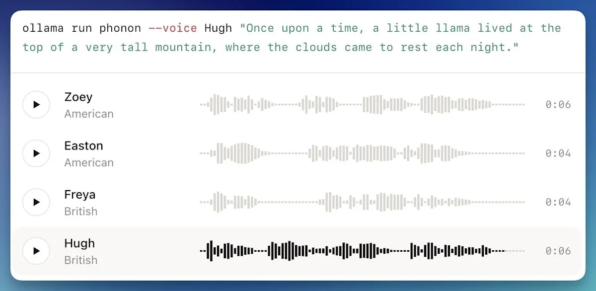 Ollama Brings Free Text-to-Speech to Mac, Natural AI Voices Without a Subscription
